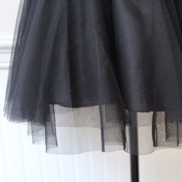 Teeze Me Black Strapless Dress w/Sequined Bodice - Picture 6 of 8